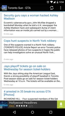 Greater Toronto Area News android App screenshot 2